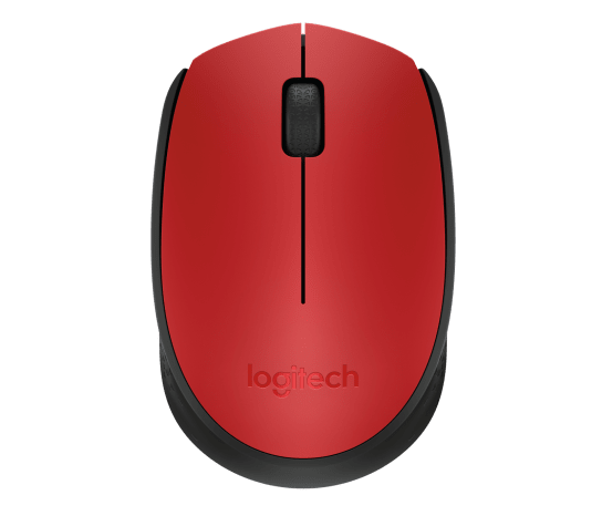 Ratón Inalámbrico Ambidextro Logitech M170 – Rojo 910-004941
