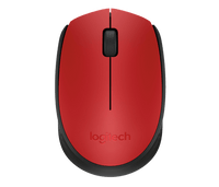 Ratón Inalámbrico Ambidextro Logitech M170 – Rojo 910-004941