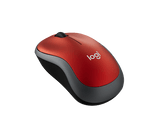 Ratón Inalámbrico Ambidextro Logitech M185 Rojo – 910-003635