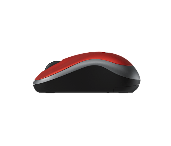 Ratón Inalámbrico Ambidextro Logitech M185 Rojo – 910-003635