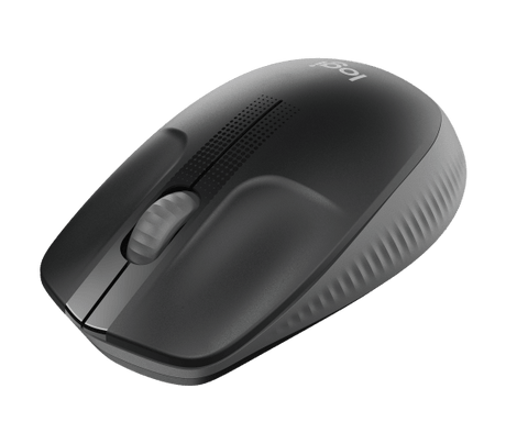 Mouse Óptico Inalámbrico Logitech M190 – 3 Botones Carbón (910-005902)