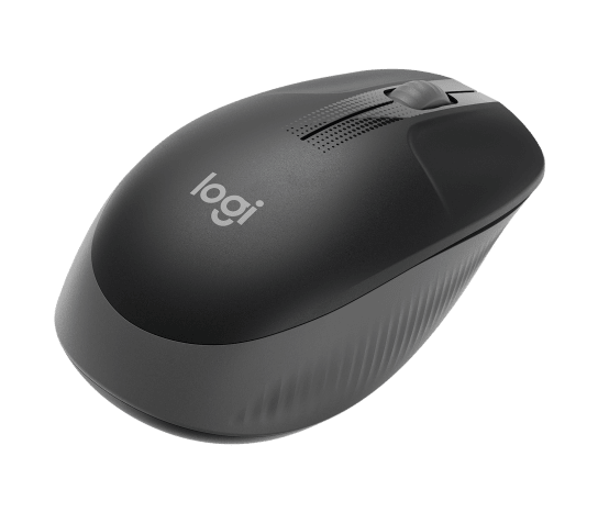Mouse Óptico Inalámbrico Logitech M190 – 3 Botones Carbón (910-005902)