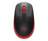 Mouse Óptico Inalámbrico Logitech M190 – 3 Botones Rojo (910-005904)
