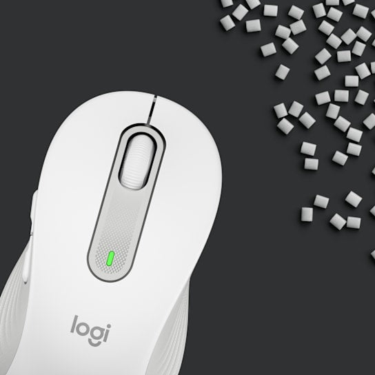 Ratón Inalámbrico Logitech Signature M650 – Blanco Hueso (910-006252)