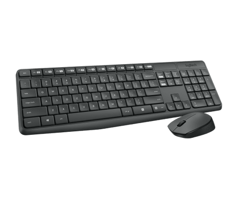 Set Teclado y Ratón Inalámbrico Logitech MK235 – Español USB Negro (920-007901)