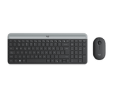 Combo Inalámbrico Logitech MK470 – Teclado Slim + Mouse Óptico / USB / Plug & Play / Bajo Perfil / Grafito