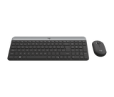 Combo Inalámbrico Logitech MK470 – Teclado Slim + Mouse Óptico / USB / Plug & Play / Bajo Perfil / Grafito