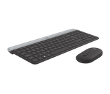 Combo Inalámbrico Logitech MK470 – Teclado Slim + Mouse Óptico / USB / Plug & Play / Bajo Perfil / Grafito