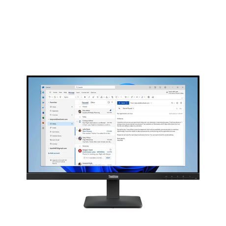 Monitor 23.8" Lenovo ThinkVision S24‑4e – FHD IPS – HDMI/VGA – Raven Black
