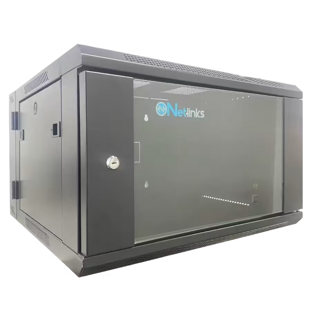 Gabinete Netlinks NTL‑GAB6U‑AB – 6U – Abatible con Apertura Lateral