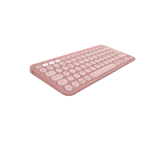 Teclado Inalámbrico Logitech Pebble Keys 2 K380s – Rosado (920-011785)