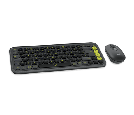Logitech Pop Icon Combo – Teclado + Mouse / Español LATAM / Graphite