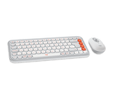Logitech Pop Icon Combo – Teclado + Mouse / Español LATAM / Off White