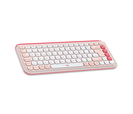 Combo Logitech Pop Icon – Teclado + Mouse Inalámbrico – Español Latinoamericano – Rosa 920-013053