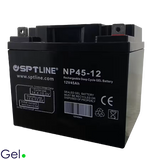 Batería de Gel SPTLINE 12V 45Ah – Sellada VRLA – Cero Derrames – Baja Autodescarga