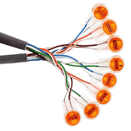 Conectores UY SPTLINE – UY‑CONN – Empalme de Cables de Teléfono y UTP