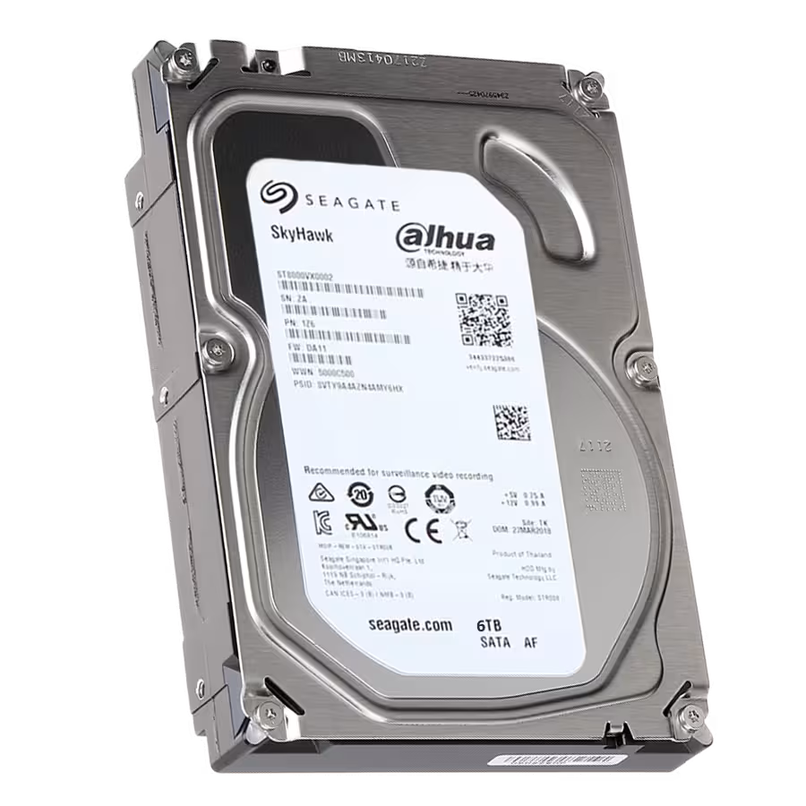 Disco duro de 6TB para videovigilancia – Seagate SkyHawk – ST6000VX023