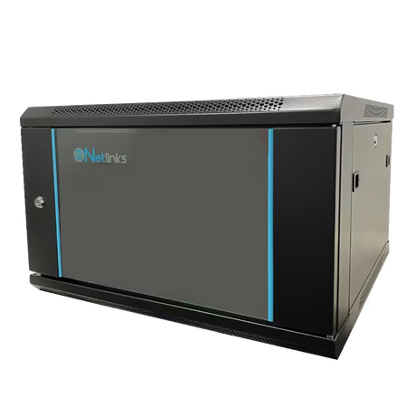 Gabinete Netlinks NTL‑GAB6U‑600×600 – 6U – Desarmado – Capacidad para 2 abanicos