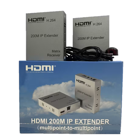 HDMI Extender SPTLINE SP‑HDMIEXT‑200 – 200M – H.264 – Full HD