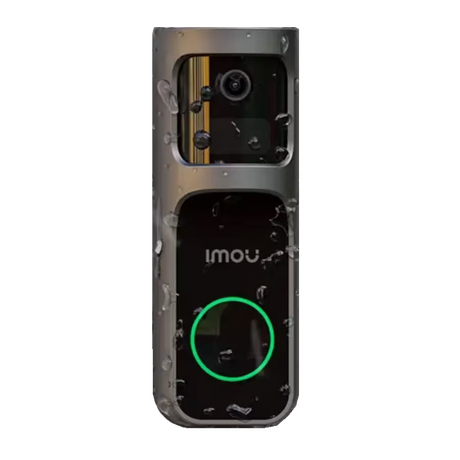 Timbre Inteligente IMOU Doorbell 2S Kit – 2K QHD – Batería 5000 mAh – Gran Angular 166° – Visión Nocturna – Resistente a Intemperie