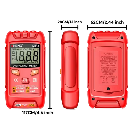 Multímetro Digital SPTLINE SP‑MULTIMETRO – Portátil y Preciso