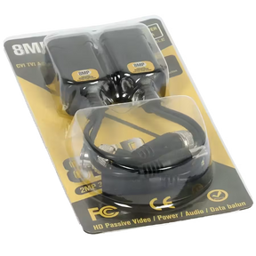 Video Balun pasivo RJ45 con audio – SPTLINE SP‑VB‑RJ45A