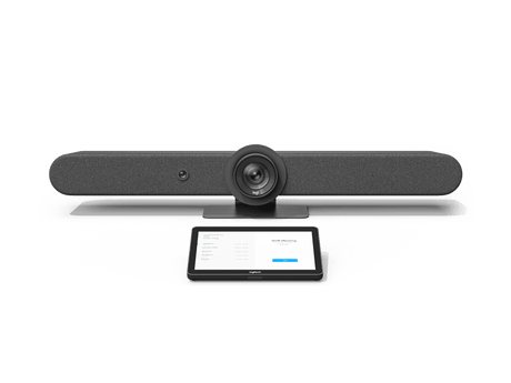 Dispositivo de Videoconferencia Logitech Rally Bar Grafito | IA, Audio Premium y Gestión Centralizada