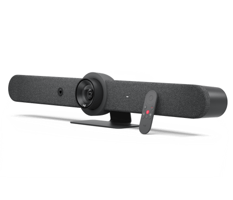 Dispositivo de Videoconferencia Logitech Rally Bar Grafito | IA, Audio Premium y Gestión Centralizada