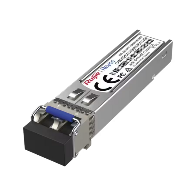 Módulo Transceptor de Fibra Óptica Ruijie NIS‑GE‑SFP‑10KM‑SM1310 – Gigabit – 10 km – Monomodo 1310 nm