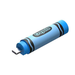 SanDisk Crayola USB‑C Flash Drive Electric Blue – 256GB – SDCZIC‑256G‑G46B