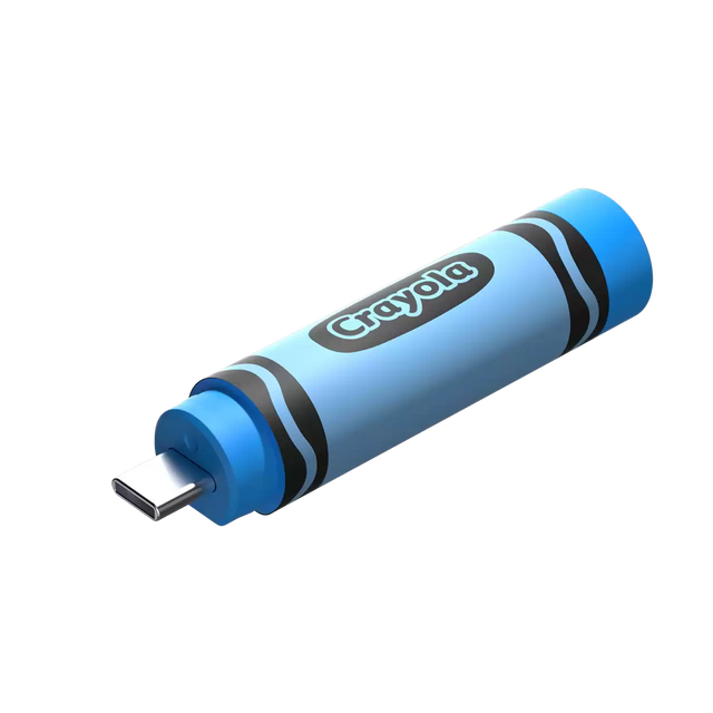 SanDisk Crayola USB‑C Flash Drive Electric Blue – 256GB – SDCZIC‑256G‑G46B