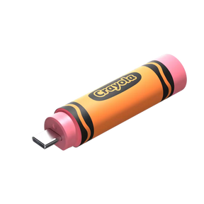 SanDisk Crayola USB‑C Flash Drive Mango Tango – 256GB – SDCZIC‑256G‑G46O