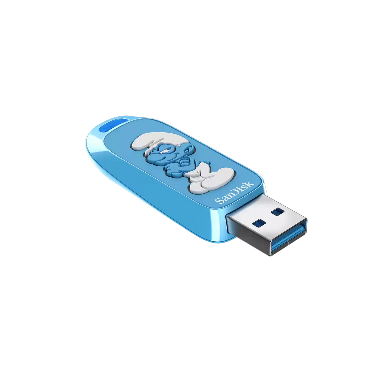 Memoria USB SanDisk Smurf – 64GB, USB 3.1 Gen 1, SDCZIS-064G-G46