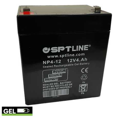 Batería de Gel SPTLINE 12V 4Ah Gel – BAT12V4A