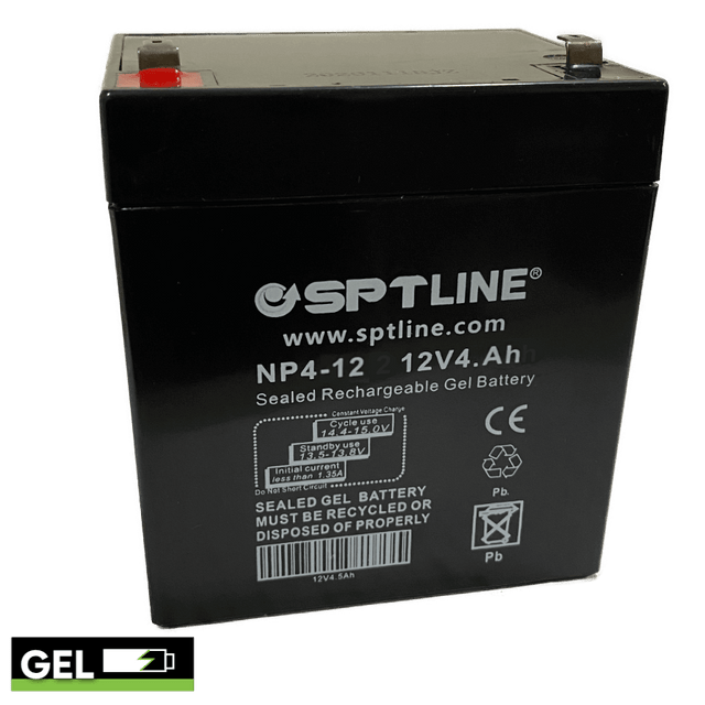 Batería de Gel SPTLINE 12V 4Ah Gel – BAT12V4A