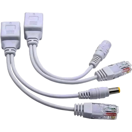 Conector PoE SPTLINE SP‑POE‑INY – Inyector Pasivo para CCTV y Redes
