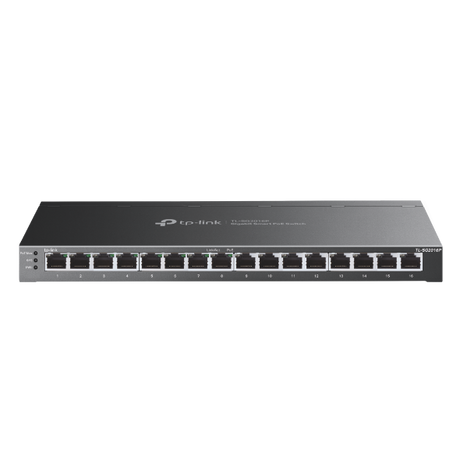 Switch inteligente TP‑Link JetStream SG2016P – 16 puertos Gigabit, 8 PoE+