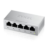 Switch ZyXEL GS105B v5 – 5 puertos – Gigabit – QoS – Fanless – Metal Housing – Plug & Play