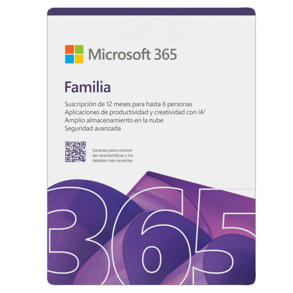 Suscripción Anual Microsoft 365 Family Windows Online Latinoamérica