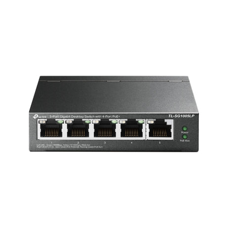 Switch No Gestionado TP‑Link TL‑SG1005LP V1 – 5 Puertos Gigabit – PoE+ 40 W