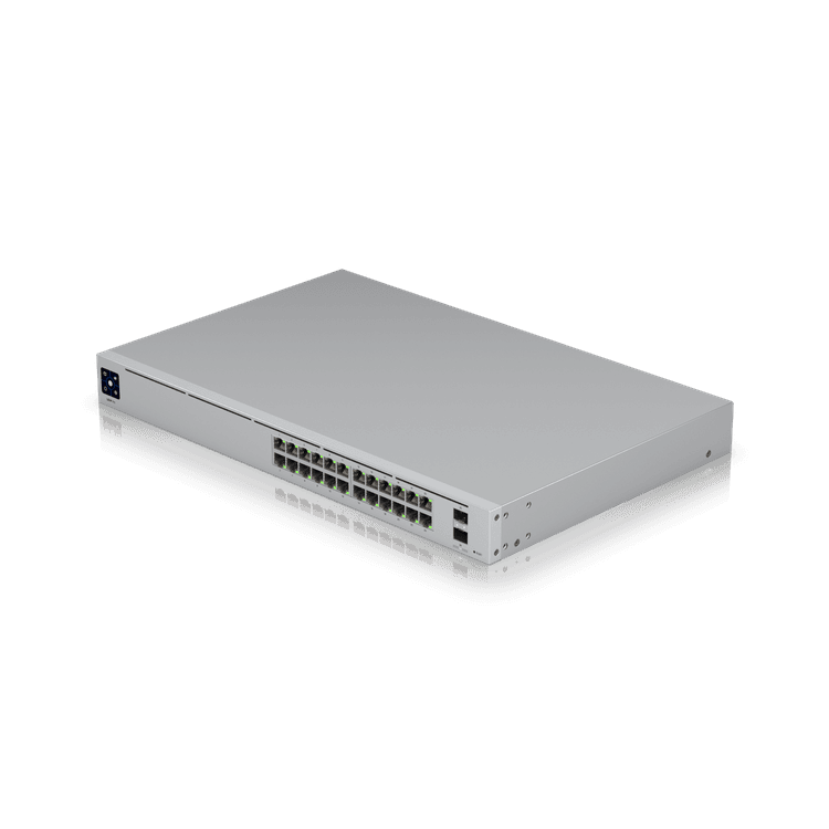 Switch gestionado – Ubiquiti UniFi USW‑Pro‑24 – 24 puertos Gigabit – PoE – Capa 3 Lite – 400W