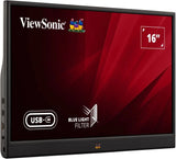 Monitor Portátil 16" IPS ViewSonic VA1655 / Full HD / USB-C + HDMI / Altavoces
