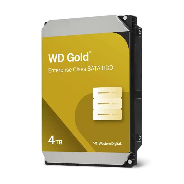 Western Digital WD Gold 4TB – Disco Duro Interno – 3.5" – 7200 rpm – SAS 12Gb/s – WD4004FRYZ  