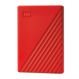 WD My Passport 2TB – Disco Duro Externo Portátil Encriptado – USB 3.2 Gen 1 – Rojo – WDBYVG0020BRD‑WESN