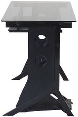 Escritorio para Computadora Xtech CT‑1211 – Negro – Cubierta de Vidrio Templado