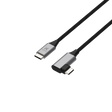 Cable USB‑C 2.0 macho a macho con conector en forma de L – Xtech XTC‑531