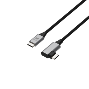 Cable USB‑C 2.0 macho a macho con conector en forma de L – Xtech XTC‑531