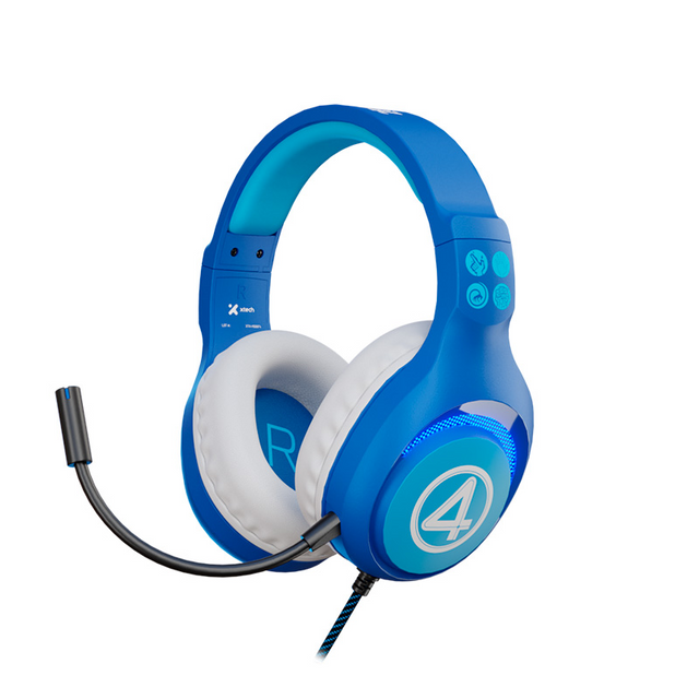 Audífonos gamer con micrófono – Xtech XTH‑M566F4 – PC y Consola Fantastic Four Edition