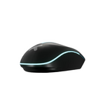 Mouse óptico inalámbrico de 4 botones con luces – Xtech XTM‑318