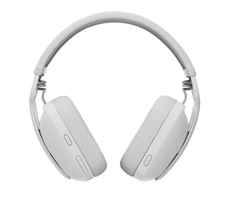 Auriculares Logitech Zone Vibe 100 – Wireless, Bluetooth® 5.2, 20 horas, Blanco Hueso